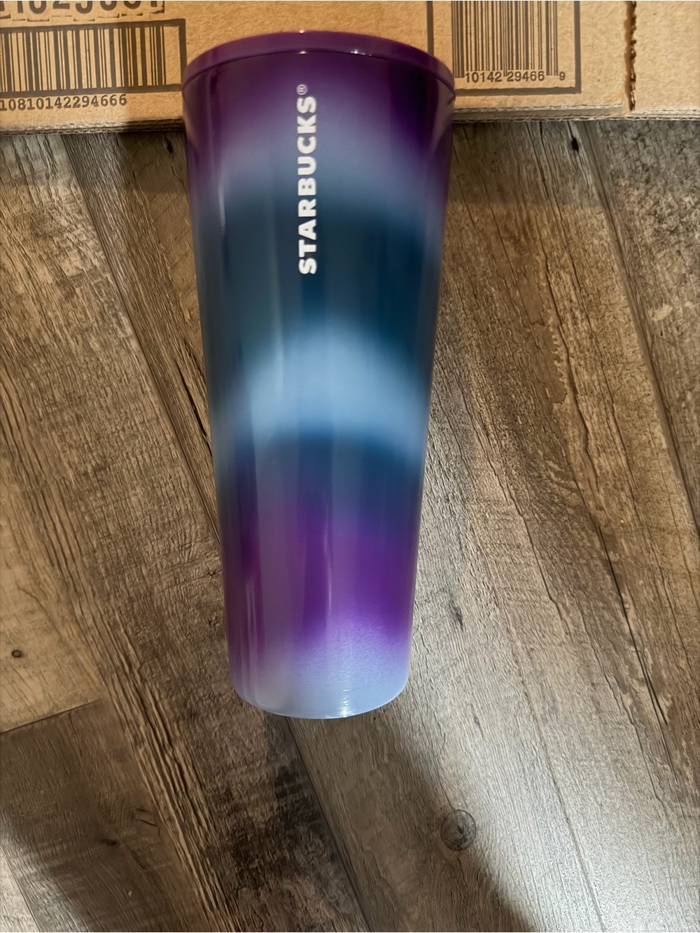 Starbucks Gradient Tumbler in Purple and Blue